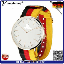 Yxl-490 Marca de lujo Relojes Mujeres Nato correa de nylon hombre reloj de pulsera de moda reloj deportivo China